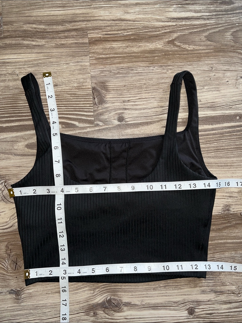 Vuori Inversion Rib Support Tank Black Size L - Picture 4 of 4